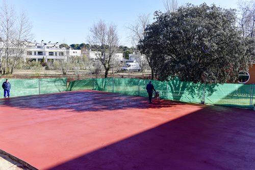 obras de mejora en colegio de Boadilla del Monte