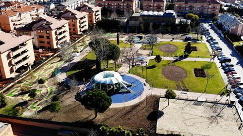 Sobrepeso Comunidad de Madrid Parque Miguel Hernandez de ocio inclusivo en Boadilla del Monte