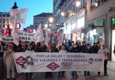huelga del sindicato de maquinistas del metro