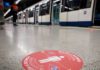 Boadilla del Monte Servicios Sociales vinilos de metro de madrid para la distancia de seguridad frente al coronavirus