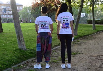 Adolescentes campaña juventud mascarillas