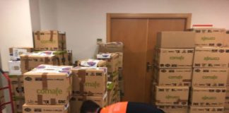 Protección Civil Boadilla del Monte recoge ayuda humanitaria para Ucrania