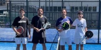 Participantes de la i edición del torneo solidario Pádel y Amigos de la Fundación anda Conmigo