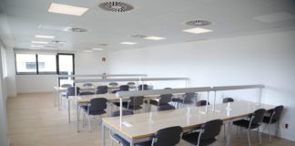 Sala de estudio en el Complejo Deportivo Condesa de Chinchón, Boadilla del Monte