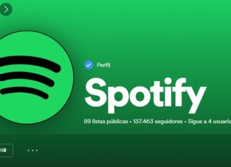 Logo y perfil de Spotify