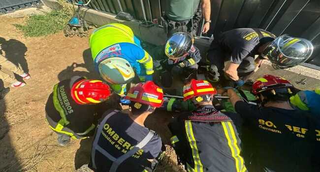 Boadilla del Monte Accidente laboral en una obra en Boadilla del Monte