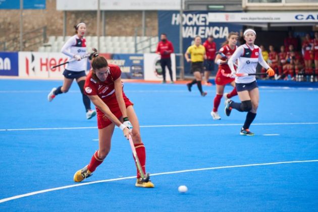 Flor Teves, jugadora de la selección española de hockey y vecina de Boadilla del Monte