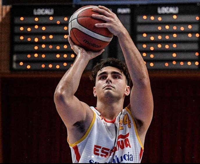 Ignacio 'Pincho' Ortega con la selección española de baloncesto en silla de ruedas