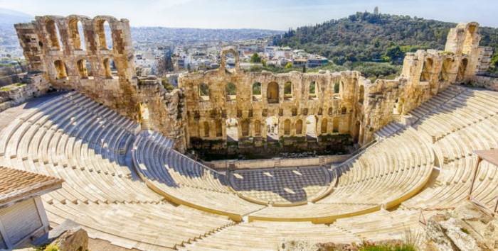 Teatro Teatro antiguo en Grecia