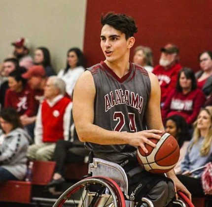 'Pincho' Ortega, jugador de la selección española de baloncesto en silla de ruedas