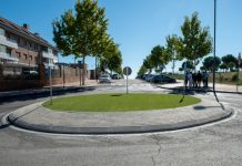 rotonda en valenoso boadilla del monte