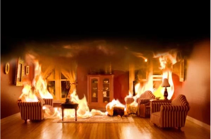 incendio en vivienda