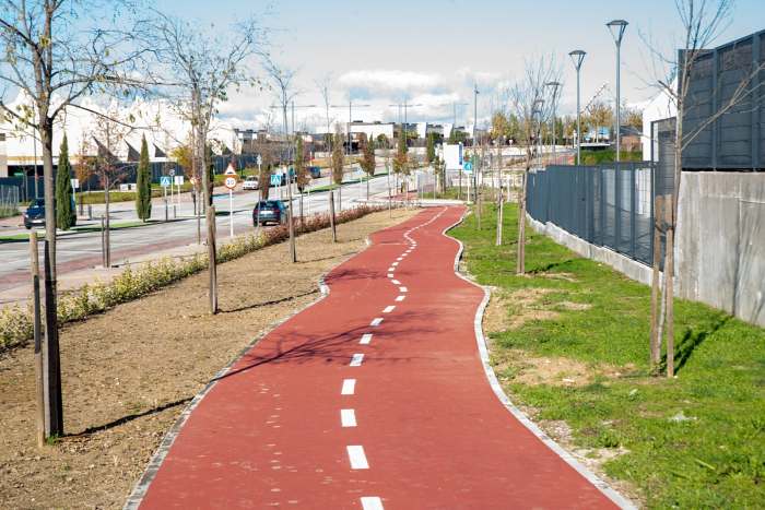 Ampliacion carril bici boadilla del monte diciembre 2023