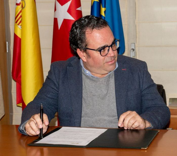 Javier Úbeda alcalde Boadilla del Monte: "la manifestación del PSOE pone en riesgo la seguridad de asistentes y ponentes" Javier Ubeda alcalde de Boadilla del Monte enero 2024