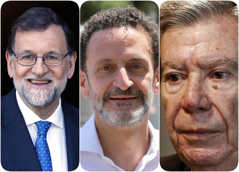 mosaico mariano rajoy, edmundo bal y jose luis corcuera en foro debate amnistia en Boadilla del Monte