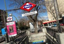 estacion de metro de campamento en Madrid foto carlos Lafuente