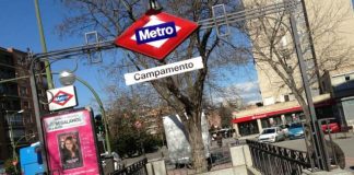 estacion de metro de campamento en Madrid foto carlos Lafuente