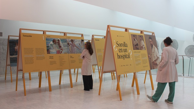 Exposición sobre Joaquín Sorolla en el Hospital Puerta de Hierro en Majadahonda.