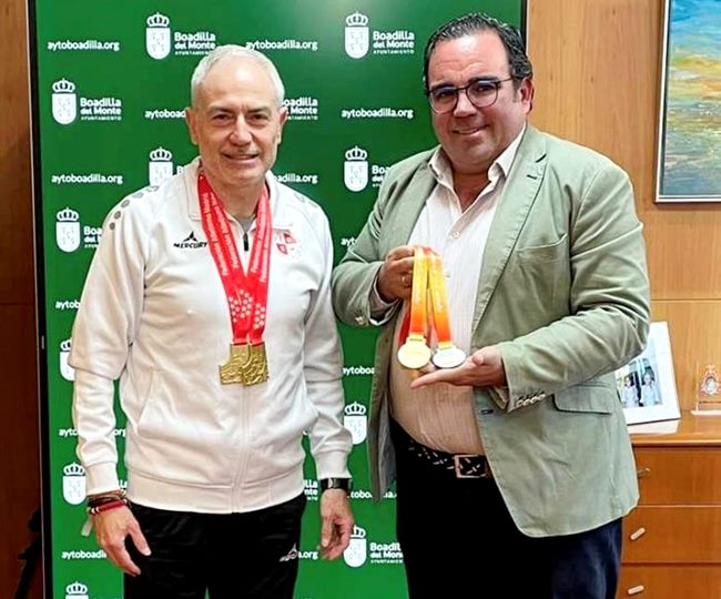 El campeón de España máster de atletismo es de Boadilla del Monte, Javier Borja Vidal Javier Borja Vidal, campeón de España de atletismo y vecino de Boadilla del Monte.