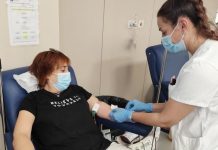 Donacion de sangre en el hospital Puerta de Hierro Majadahonda