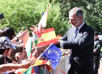 El rey Felipe VI en el Monasterio de San Jerónimo de Yueste el 14 de junio de 2024 foto Casa de SM el Rey