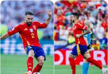 Dani Carvajal y Joselu Mato vecinos de Boadilla del Monte en la Eurocopa 2024 con la selección española fotos RFEF