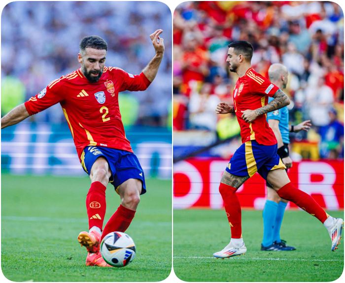 Dani Carvajal y Joselu Mato vecinos de Boadilla del Monte en la Eurocopa 2024 con la selección española fotos RFEF