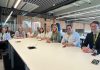 Reunion alcaldes suroeste de Madrid con presidente del Consorcio Regional de Transportes por soterramiento en A-5 23 julio 2024