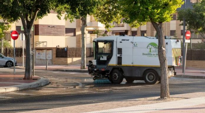 Limpieza de calles en Boadilla del Monte 27 agosto 2024