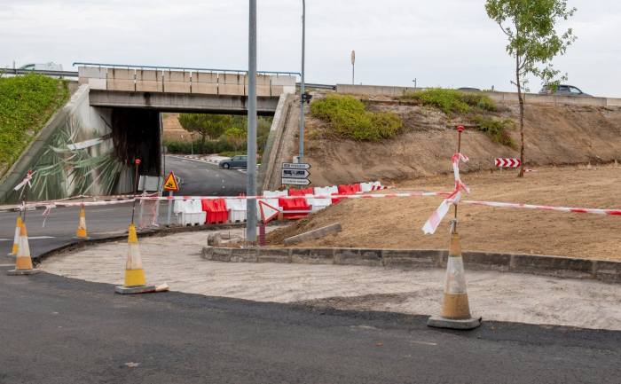 Boadilla del Monte Obras de carril de incorporacion a la M 50 desde la carretera M 513 en Boadilla del Monte 29 agosto 2024