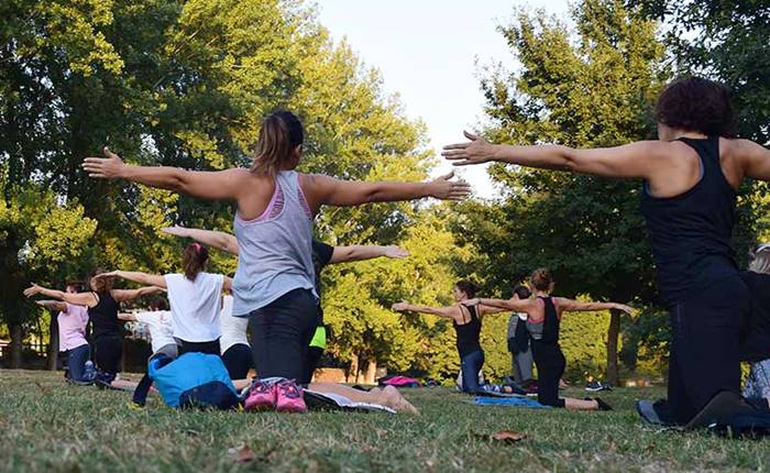 Yoga al aire libre