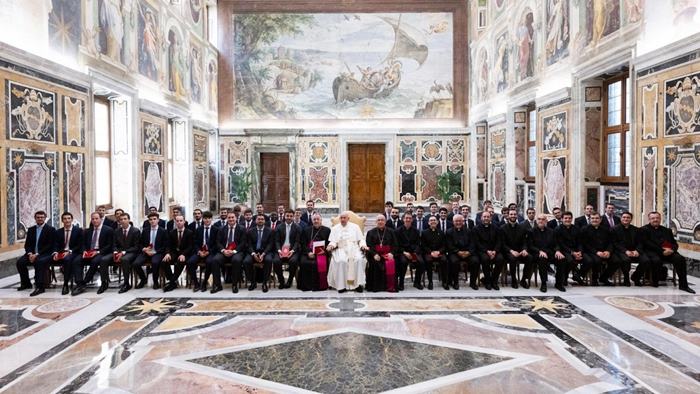 Diócesis de Getafe seminaristas diocesis de getafe en audiencia con el papa francisco 3 agosto 2024