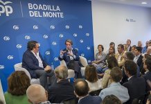 Charla de José Maria Aznar en la sede del PP de Boadilla del Monte 16 septiembre 2024