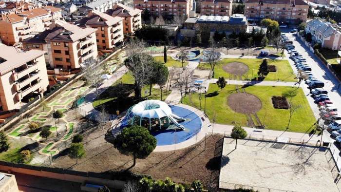 Parque calle de Miguel Hernández en Boadilla del Monte 2019