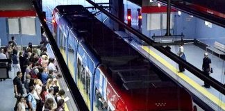 Metro Ligero Oeste estación de Colonia Jardin