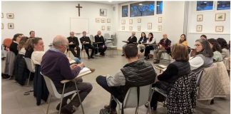 Visita del obispo de la Diócesis de Getafe a la sede del Centro de Orientación Familiar en Boadilla del Monte 18 noviembre 2024