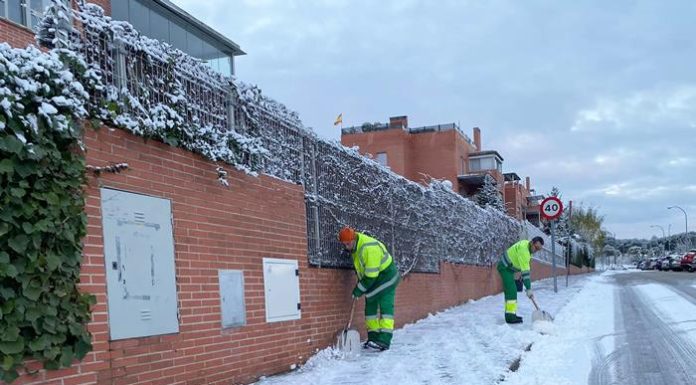 Boadilla del Monte 7 de enero 2021 tras borrasca Filomena Foto Ricardo Díaz Martin