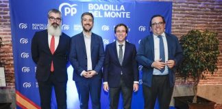 Cena de Navidad del PP de Boadilla del Monte con el alcalde de Madrid, José Luis Martínez Almeida 4 diciembre 2024