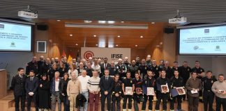 Reconocimiento a bomberos de la Comunidad de Madrid diciembre 2024