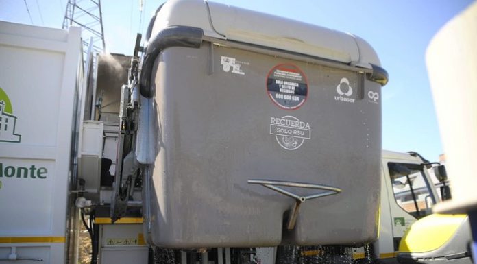 camion de basura en Boadilla del Monte