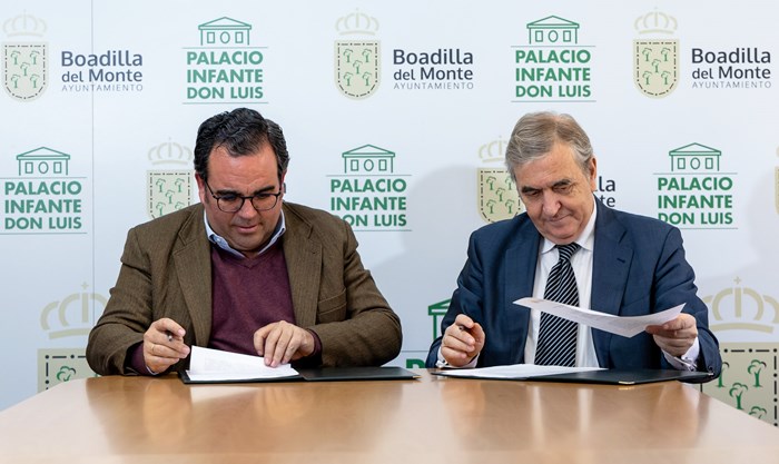Firma del convenio de colaboración Ayto. Boadilla del Monte y Colegio Oficial de Arquitectos de Madrid 15 enero 2025
