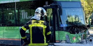 Intervencion de bombero de la comunidad de madrid