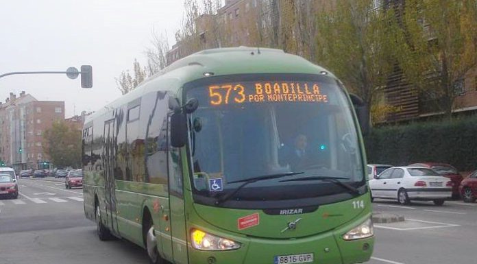 Línea de autobús interurbano 573 Boadilla del Monte y Moncloa por Montepríncipe