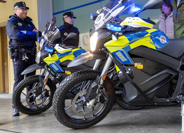 El primer trimestre del año finalizó menos criminalidad en Boadilla del Monte; 33 delitos menos que hace un año Motocicletas Policía Local Boadilla del Monte enero 2025