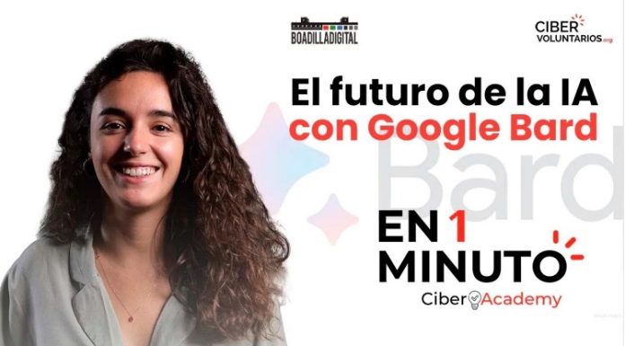 Colegios Compartidos Portada video Como usar Bard el chat de inteligencia artificial de Google Boadilladigital y cibervoluntarios 30 enero 2025