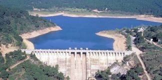 Presa y embalse de La Jarosa en la Comunidad de Madrid foto Canal de Isabel II