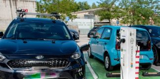 punto de recarga doble de coches eléctricos en boadilla del monte febrero 2025