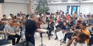 Ensayo de la Orquesta Filarmónica ProArte para su concierto de Boadilla del Monte el 29 marzo 2025