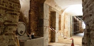 Obras de rehabilitación del ala este del Palacio del infante Don Luis en Boadilla del Monte marzo 2025