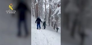 rescate de montaña en Navacerrada Guardia Civil marzo 2025